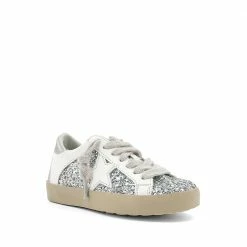 Shu Shop New Arrivals Paris Toddler Silver Star Sneakers