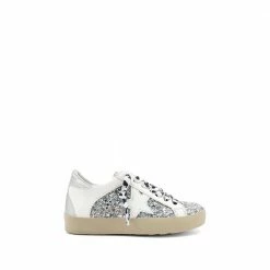 Shu Shop New Arrivals Paris Toddler Silver Star Sneakers