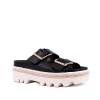 Shu Shop Xyla Black Slide Sandals New Arrivals