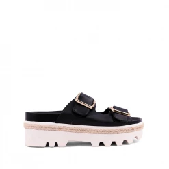 Shu Shop Xyla Black Slide Sandals New Arrivals