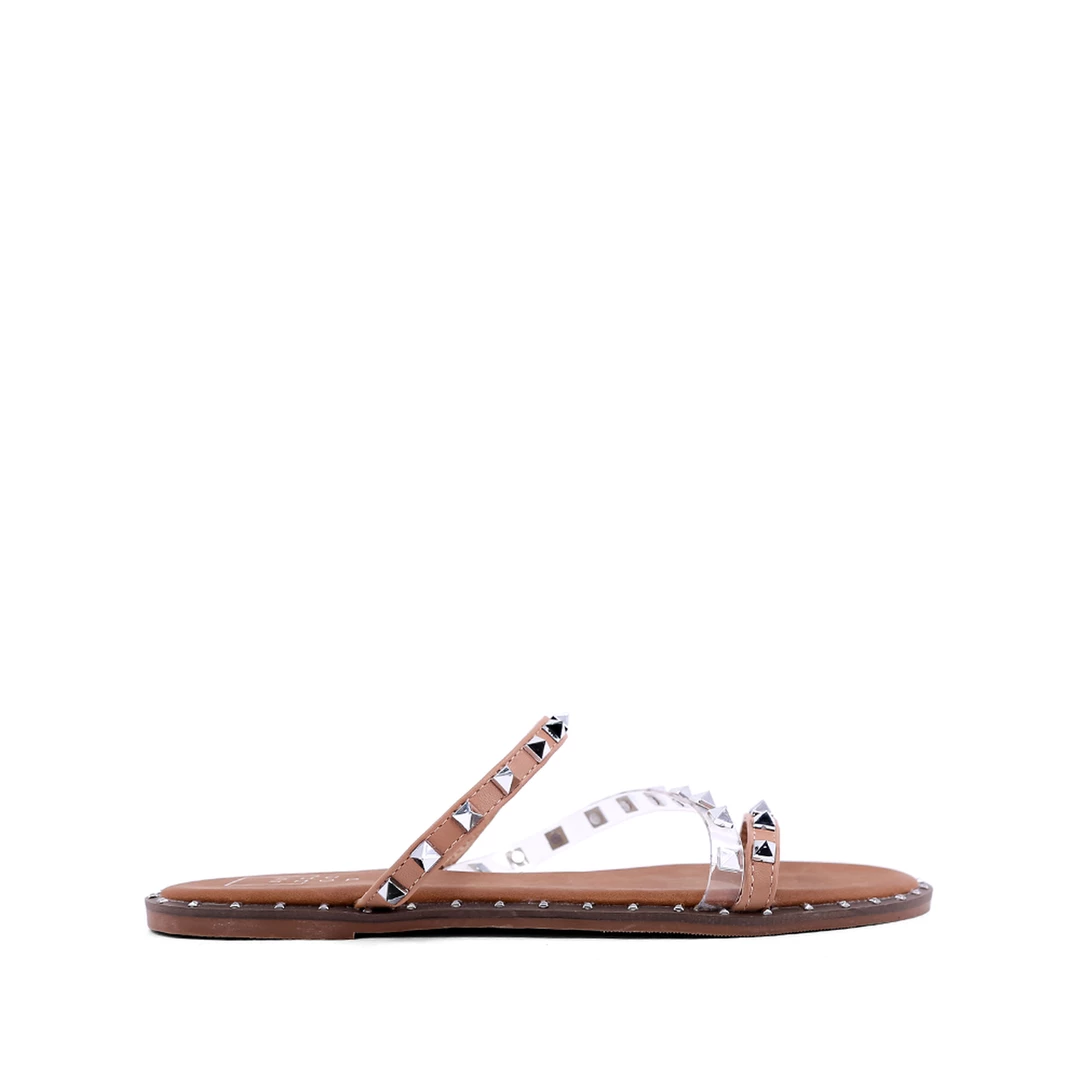 Shu Shop Bellarina Nude Studded Sandals 1 Shu Shop Bellarina Nude Studded Sandals