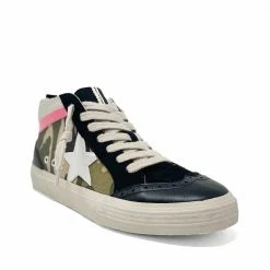 Shu Shop New Arrivals Rina Camo High Top Sneakers