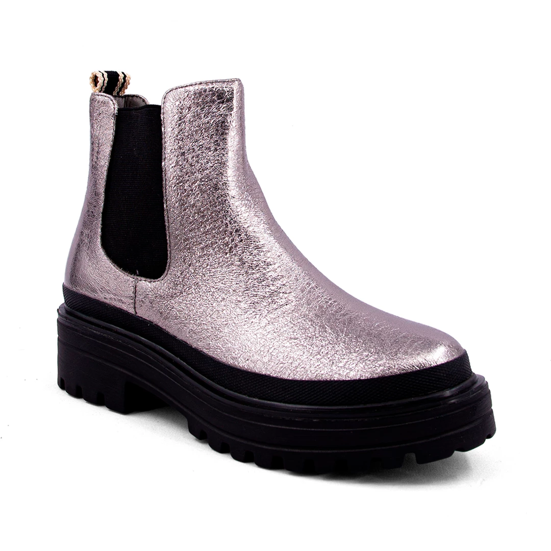 Shu Shop New Arrivals Yaneth Silver Platform Booties 1 Shu Shop New Arrivals Yaneth Silver Platform Booties