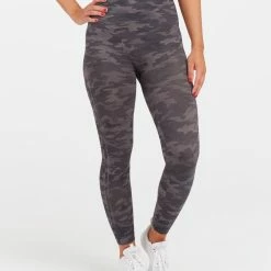 Spanx Look At Me Now Heather Camo Leggings