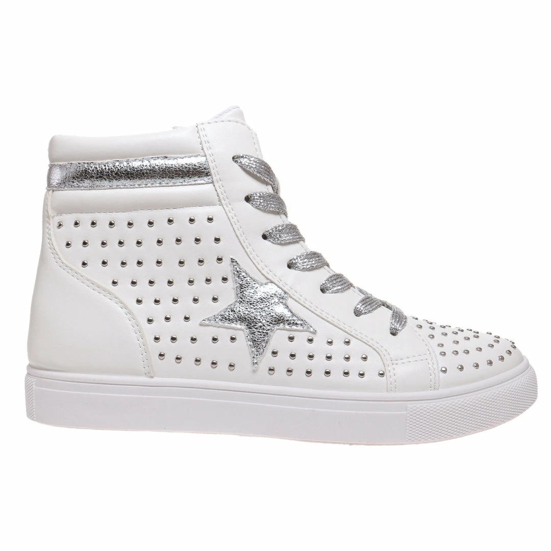 Purple Door Boutique Studded Star High Top Sneakers Shoes 2 Purple Door Boutique Studded Star High Top Sneakers Shoes