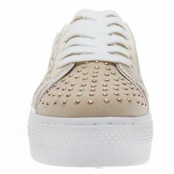 Purple Door Boutique Savvy Studded Platfrom Sneakers