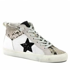 Vintage Havana New Arrivals Lester 3 Snake Print High Top Sneakers
