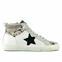 Vintage Havana New Arrivals Lester 3 Snake Print High Top Sneakers