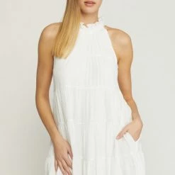 Purple Door Boutique Sunday Morning White Dress New Arrivals