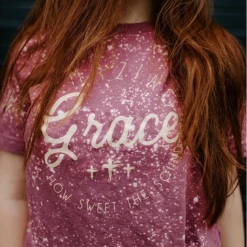 Purple Door Boutique New Arrivals Amazing Grace Purple Graphic Tee