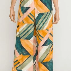Purple Door Boutique Green Abstract Wide Leg Pants New Arrivals 9 Purple Door Boutique Green Abstract Wide Leg Pants New Arrivals