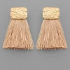 Purple Door Boutique Jewelry Be Mine Beige Fringe Earrings
