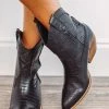 Purple Door Boutique Western Babe Black Cowgirl Boots