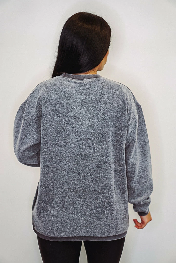 Purple Door Boutique Mono B Fuzzy Charcoal Pullover 12 Purple Door Boutique Mono B Fuzzy Charcoal Pullover