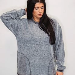 Purple Door Boutique Mono B Fuzzy Charcoal Pullover 21 Purple Door Boutique Mono B Fuzzy Charcoal Pullover