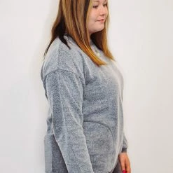 Purple Door Boutique Mono B Fuzzy Charcoal Pullover 17 Purple Door Boutique Mono B Fuzzy Charcoal Pullover