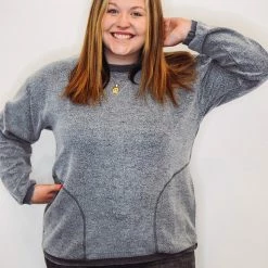 Purple Door Boutique Mono B Fuzzy Charcoal Pullover 16 Purple Door Boutique Mono B Fuzzy Charcoal Pullover