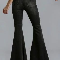 Purple Door Boutique Ladies' Feeling The Flare Black Denim Jeans