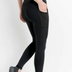Mono B Athleisure Ladies' Mono B BRONZE Black Leggings