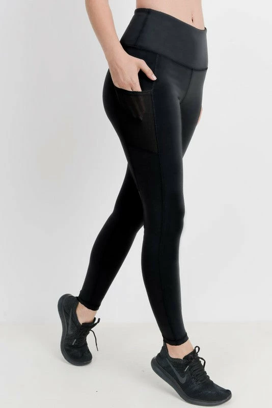 Mono B Athleisure Ladies' Mono B BRONZE Black Leggings 1 Mono B Athleisure Ladies' Mono B BRONZE Black Leggings