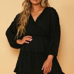 Purple Door Boutique Vineyard Days Black Mini Dress New Arrivals