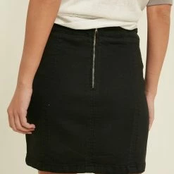 Purple Door Boutique Ladies' Right Ways Black Mini Skirt 7 Purple Door Boutique Ladies' Right Ways Black Mini Skirt