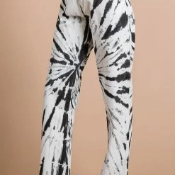 Purple Door Boutique Black Tie Dye Boyfriend Denim Ladies'