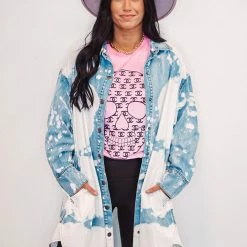 Purple Door Boutique Cloud Washed Denim Tunic Dress 7 Purple Door Boutique Cloud Washed Denim Tunic Dress