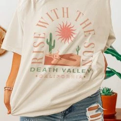 Purple Door Boutique New Arrivals Death Valley California Vintage White Tee