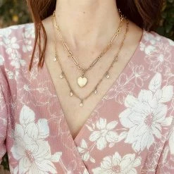 Canvas Jewelry Canvas Lyra Paperclip Chain Rhinestone Drip Necklace 5 Canvas Jewelry Canvas Lyra Paperclip Chain Rhinestone Drip Necklace