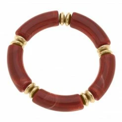 Canvas Jewelry Canvas Lelani Rust Resin Bracelet