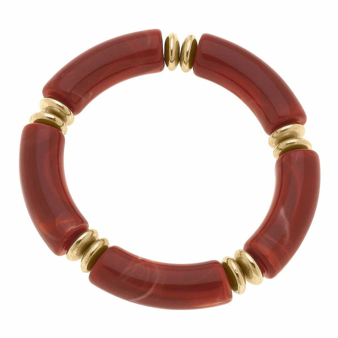 Canvas Jewelry Canvas Lelani Rust Resin Bracelet 1 Canvas Jewelry Canvas Lelani Rust Resin Bracelet
