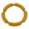 Canvas Jewelry Canvas Lelani Marigold Resin Bracelet