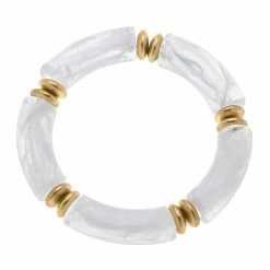 Canvas Jewelry Canvas Lelani Clear Resin Bracelet
