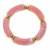 Canvas Jewelry Canvas Lelani Pink Resin Bracelet