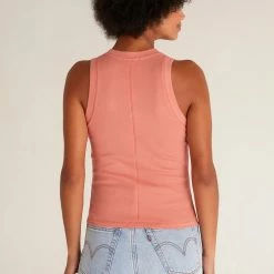 Z Supply Canyon Rose Sirena Rib Tank Top