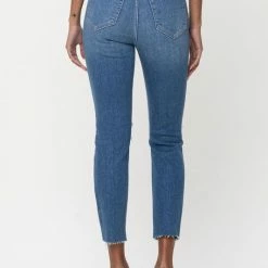 Cello Jeans Cello Distressed Mom Skinny Jeans