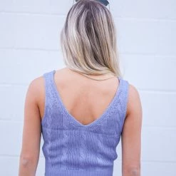 Purple Door Boutique New Arrivals Pale Indigo Cropped Tank Top 7 Purple Door Boutique New Arrivals Pale Indigo Cropped Tank Top