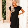 Purple Door Boutique Ladies' Sassy Girl Black Dress