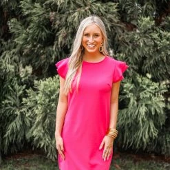 Purple Door Boutique Sassy Girl Hot Pink Dress New Arrivals