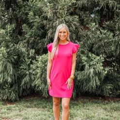 Purple Door Boutique Sassy Girl Hot Pink Dress New Arrivals