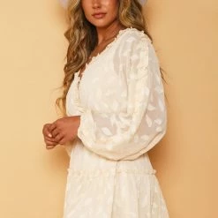 Purple Door Boutique Vineyard Days Cream Mini Dress New Arrivals