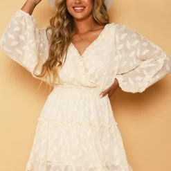 Purple Door Boutique Vineyard Days Cream Mini Dress New Arrivals