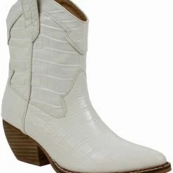 Purple Door Boutique Western Styles Western Babe White Cowgirl Boots