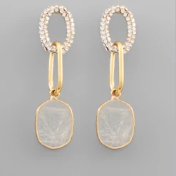 Purple Door Boutique Dressy You Chain Earrings Jewelry