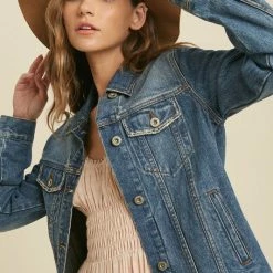 Purple Door Boutique The Classic Blue Denim Jacket