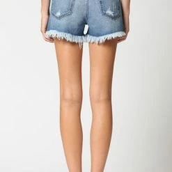 Hidden Jeans Distressed Shorts