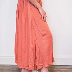 Purple Door Boutique Timeless Impression Rosewood Maxi Skirt