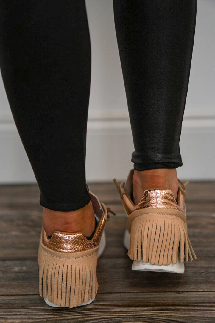 Esseutesse Nude Leather Fringe Sneakers New Arrivals 4 Esseutesse Nude Leather Fringe Sneakers New Arrivals