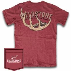 T-Shirts Fieldstone Outdoors Antlers T Shirt